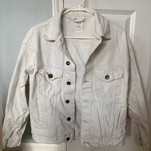 Cotton On white jean jacket